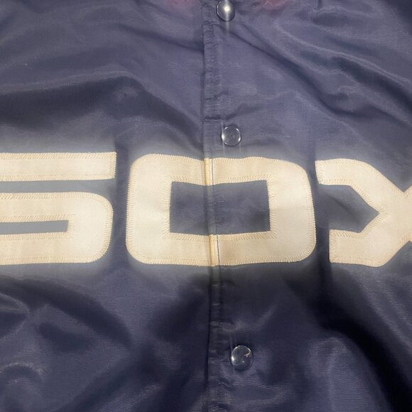 VINTAGE MAJESTIC COOPERSTOWN COLLECTION CHICAGO WHITE SOX SATIN JACKET SIZE XL - Picture 5 of 9